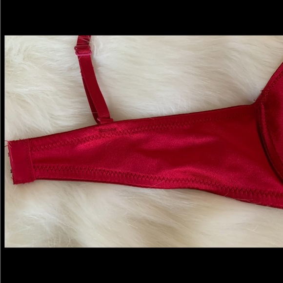 Women’s Padded Push-up Underwire Red Bra NWOT Size 36C - Picture 7 of 7